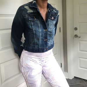 Distressed Denim Jacket